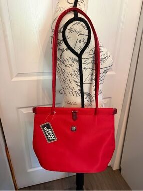 New with defects Versace Nylon Shoulder Bag
